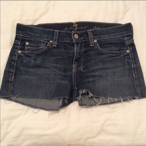 7 for all mankind shorts